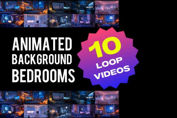 Animated Bedroom Backgrounds Loop Video: Set the Scene for Your Streams