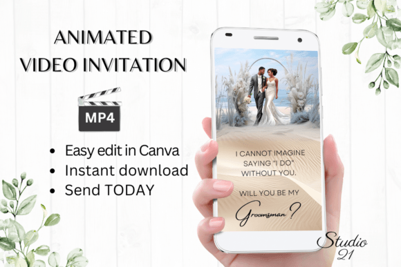 Beach Groomsman Proposal: A Premium Script Font for Invitations