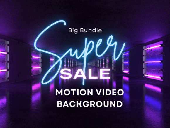 Captivate Your Audience with Motion Graphic Neon Abstract Backgrounds