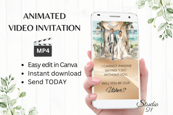 Elevate Your Wedding Party: The Beach Wedding Usher Proposal