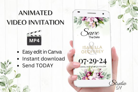 Orchids Save the Date Invite W2458: A Complete Guide
