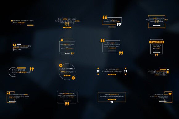 Quotes Titles for Premiere Pro: A Modern Design Toolkit