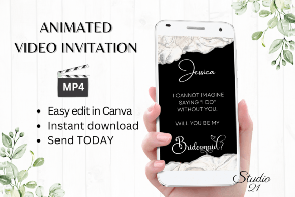 Silver Bridesmaid Proposal W3939M: A Sophisticated Display Typeface for Elegant Branding